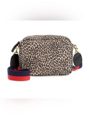 Clare V. MIDI Sac Leopard Print‎ Crossbody Bag